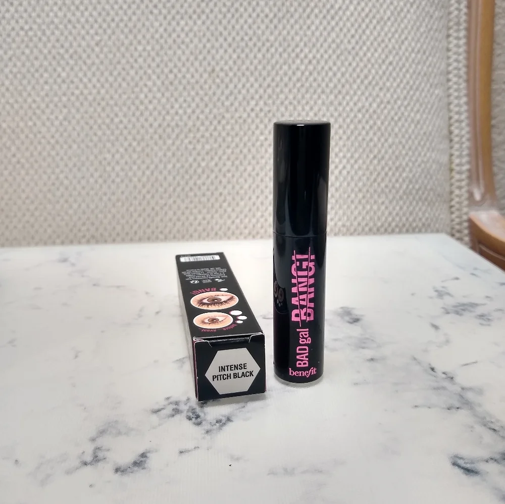 Benefit Bad Gal Bang Mascara .1 oz. Travel Size New In Box Intense Pitch Black